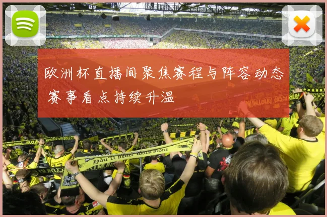 欧洲杯直播间聚焦赛程与阵容动态 赛事看点持续升温